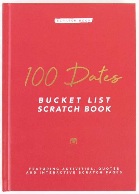 100 Dates Bucket List Scratch Book by Gift Republic